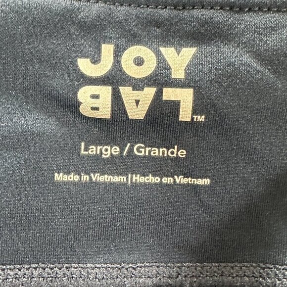 Joy Lab Pants Womens Large Blue Coquette Core Ankle Tie Yoga Waistband Pocket - Picture 7 of 9